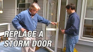 Replace a Storm Door [upl. by Pandich]