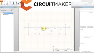 Circuitmaker Tutorial  Schematic [upl. by Greggs]