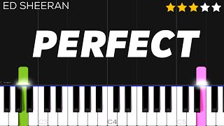 Ed Sheeran  Perfect  Piano Tutorial [upl. by Ayotol]