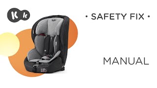 How to install the Kinderkraft SAFETY FIX 936 kg car seat How To Video  Tutorial [upl. by Goulette]