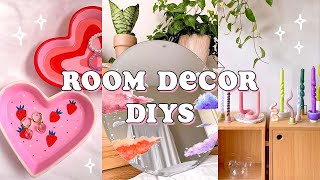 how to make your room AESTHETIC with DIYs 🎨 cheap room decor PART 1 [upl. by Narih]