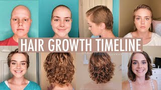 FROM BALD TO BOB my hair growth timeline [upl. by Heiney]