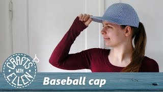 How to make a baseball cap  Sewing tutorial [upl. by Alcinia]