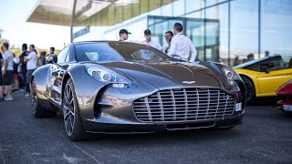 Aston Martin ONE77 Start up amp Driving [upl. by Imogen373]