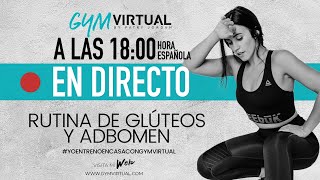 DIRECTO  RUTINA COMPLETA GLÚTEOS Y ABDOMEN 45 MINUTOS [upl. by Bendite]