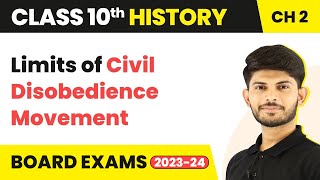 Limits of Civil Disobedience Movement Nationalism in India Class 10 History Chapter 2  202324 [upl. by Ahsiemat]