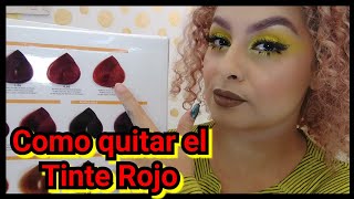 Cómo Quitar el Tinte Rojo  Lilyymakeuup [upl. by Brownson]