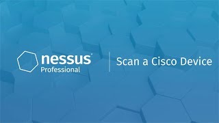 Scan a Cisco Device using Nessus Professional [upl. by Dry419]