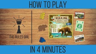 How to Play Trekking the National Parks in 4 Minutes  The Rules Girl [upl. by Bagley]