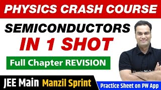 SEMICONDUCTORS in One Shot  Full Chapter Revision  Class 12  JEE Main [upl. by Aridatha]