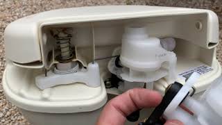 Jayco  Thetford Toilet Model  31688 Valve replacement [upl. by Carleen]