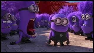 The Purple Minion Attacks scene  Despicable Me 2  2013 [upl. by Paulita845]