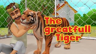 The Grateful Tiger  Moral Stories for Kids in English  Infobells [upl. by Wagner]