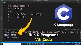 How to Run C Program in Visual Studio Code  Install VS Code on Windows 10 [upl. by Magena959]