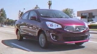 2017 Mitsubishi Mirage  Review and Road Test [upl. by Shanon]