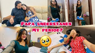 Every Father must understand Daughters Period I Got periods Between 12th Boards Exam Bindass Kavya [upl. by Drusy]