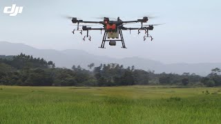 DJI  Agras T16  Agricultural Spraying Drone [upl. by Janyte]