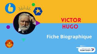 Victor Hugo courte fiche biographique [upl. by Anitserp]