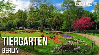 Tiergarten The Most Popular City Park Of Berlin 🇩🇪 Germany 4K HDR Walking Tour [upl. by Lesko]