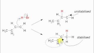 4 Alkenes  Markovnikovs rule [upl. by Forsta622]