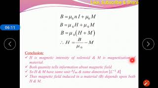 Magnetization Magnetic Intensity amp Susceptibility [upl. by Arreic]