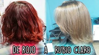 EXTRACCION DE ROJO  MadMoon Peluquería [upl. by Ariela]