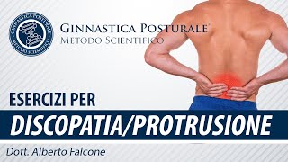 Esercizi per PROTUSIONE e DISCOPATIA  Ginnastica Posturale® [upl. by Florinda22]