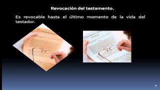 Revocación y caducidad del testamento [upl. by Yehc]