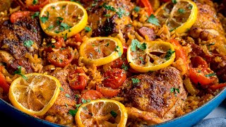 Spanish Chicken amp Dirty Rice  Easy One Pot Cooking Perfection [upl. by Yerhcaz283]