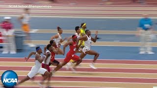 Mens 60m dash at 2019 NCAA Indoor Track and Field Championship [upl. by Holmann]