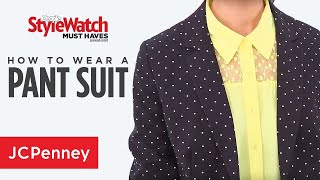 How to Wear a Pant Suit for Women Spring Fashion Trends  JCPenney [upl. by Yelsha219]