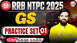 RRB NTPC GS Classes 2025  RRB NTPC GS Practice Set 01  GS for RRB NTPC  GS By Naveen Sir [upl. by Nahgaem]