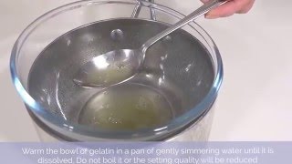 Bake Club presents How to use powdered gelatin [upl. by Lemieux363]