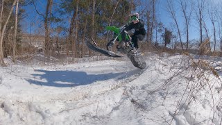 Pit Sled KLX110 Timbersled  Back to the Track [upl. by Carmen441]