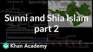 Sunni and Shia Islam part 2  World History  Khan Academy [upl. by Relda494]