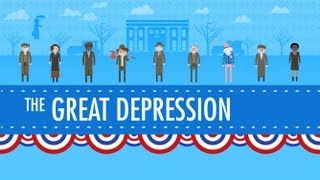 The Great Depression Crash Course US History 33 [upl. by Kir]