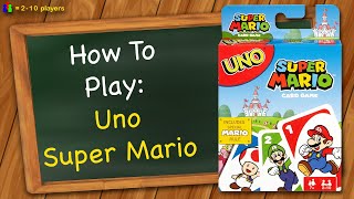 How to play Uno Super Mario [upl. by Cohen]