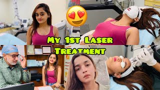 😱Secret Behind The Glowing Skin Of Stars amp Actresess OMG I did Laser Skin Treatment Bindass Kavya [upl. by Nivahb]