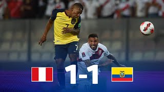 Eliminatorias  Perú 11 Ecuador  Fecha 16 [upl. by Reinaldo]