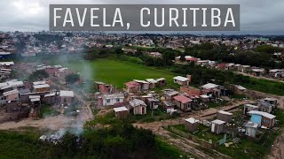 DRONE  FAVELA EM CURITIBA  BRAZIL [upl. by Aldarcy]