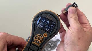 Protimeter Hygromaster L  Quick start demo Fast response thermohygrometer [upl. by Toblat]