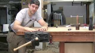 Pattern Makers Woodworking Vise  Installation [upl. by Anej]