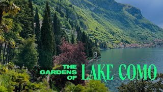 Gardens of Lake Como Italy  Walking Tour  4K [upl. by Rosner]