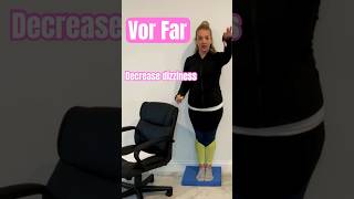 Advanced vestibular rehabilitation exercise VOR X 1 [upl. by Ahsen]