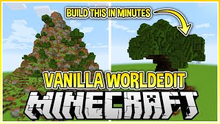 How to get Worldedit in Vanilla Minecraft Bedrock amp Java [upl. by Nowyt]