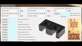 Transformer winding calculation software  Download for free [upl. by Eijneb883]