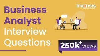 Business Analyst Interview Questions and Answers  Business Analyst Interview Preparation [upl. by Niltak]