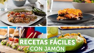 Recetas Fáciles con Jamón  Kiwilimón [upl. by Cherlyn118]