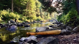 CANOE CAMPING ON THE OSWEGATCHIE RIVER [upl. by Nogaem]