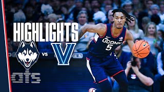 HIGHLIGHTS  1 UConn Mens Basketball at Villanova [upl. by Dittman]